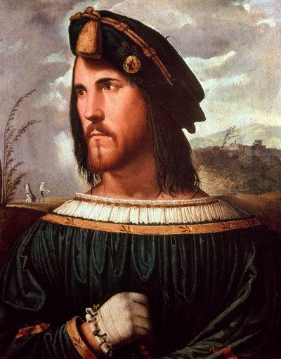 Cesare Borgia, Duke of Valencia by Altobello Meloni